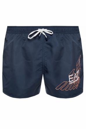 Kąpielówki z nadrukowanym logo, zdjęcie 1 Kąpielówki z nadrukowanym logo od EA7 Emporio Armani